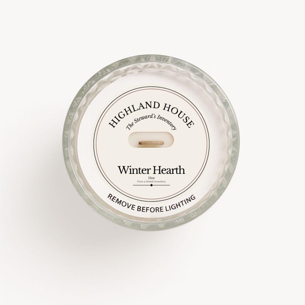 Winter Hearth | Fir & Wood Smoke Soy Candle