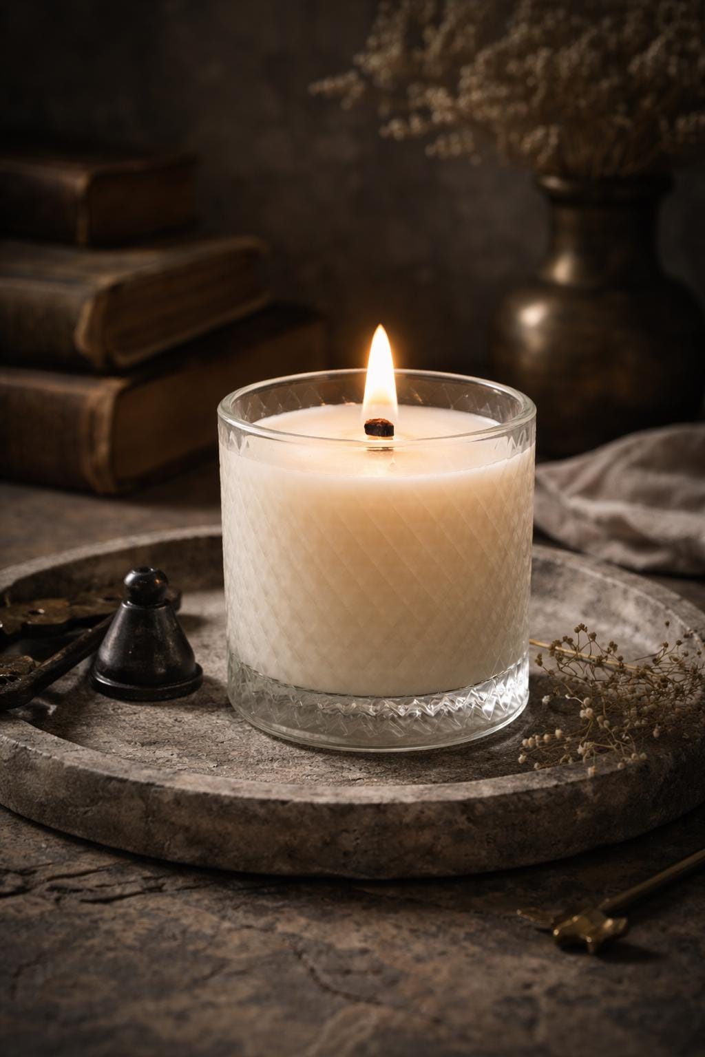 Wool Room | Soy Candle with Clean Wool & Linen