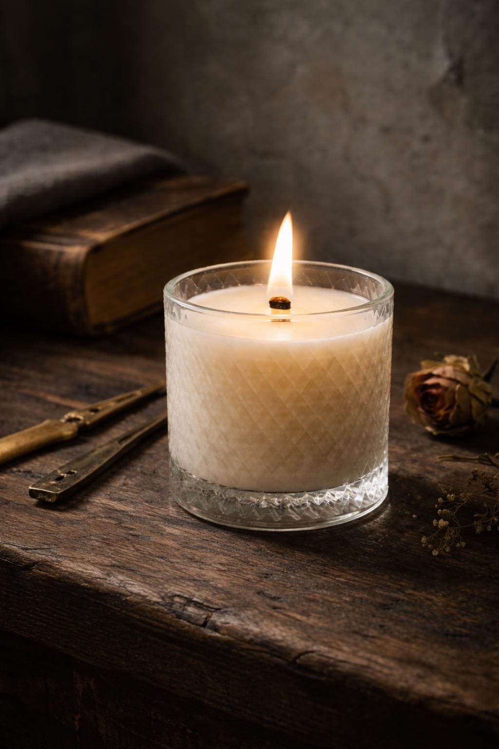 Old Rose | Soy Candle with Rose Fragrance